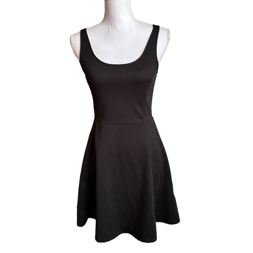 Divided by H&M Black Sleeveless Skater Dress Size 6